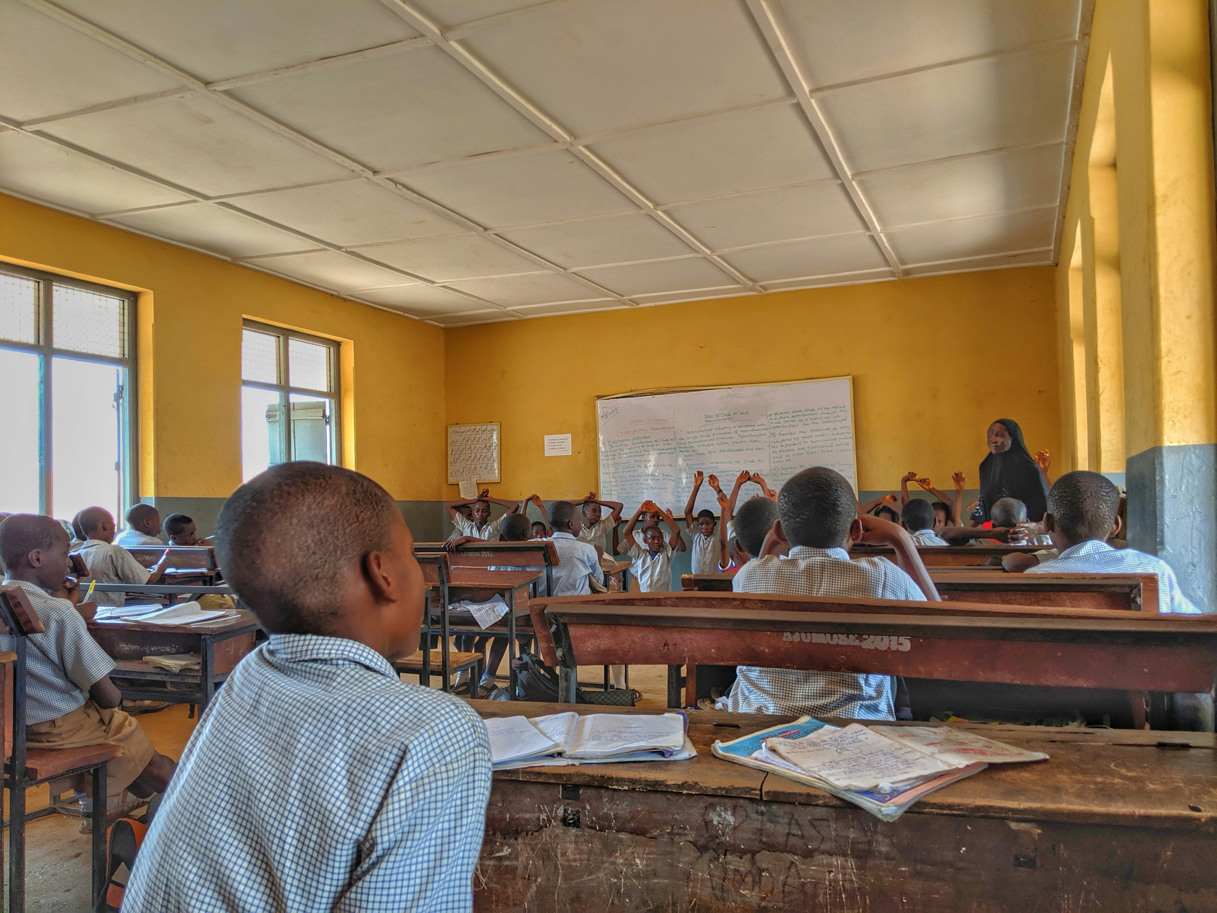 Children in classroom