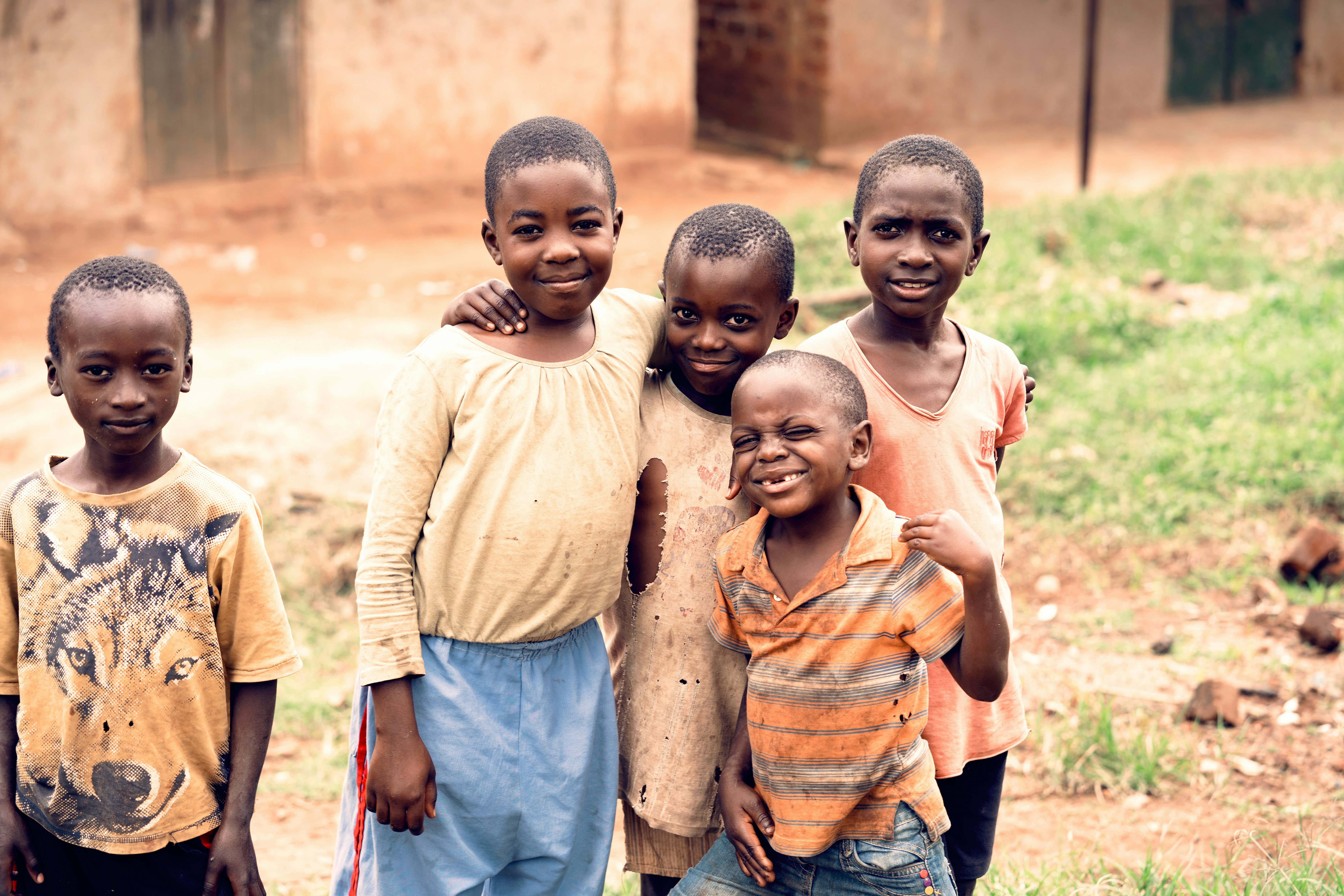 Children studying