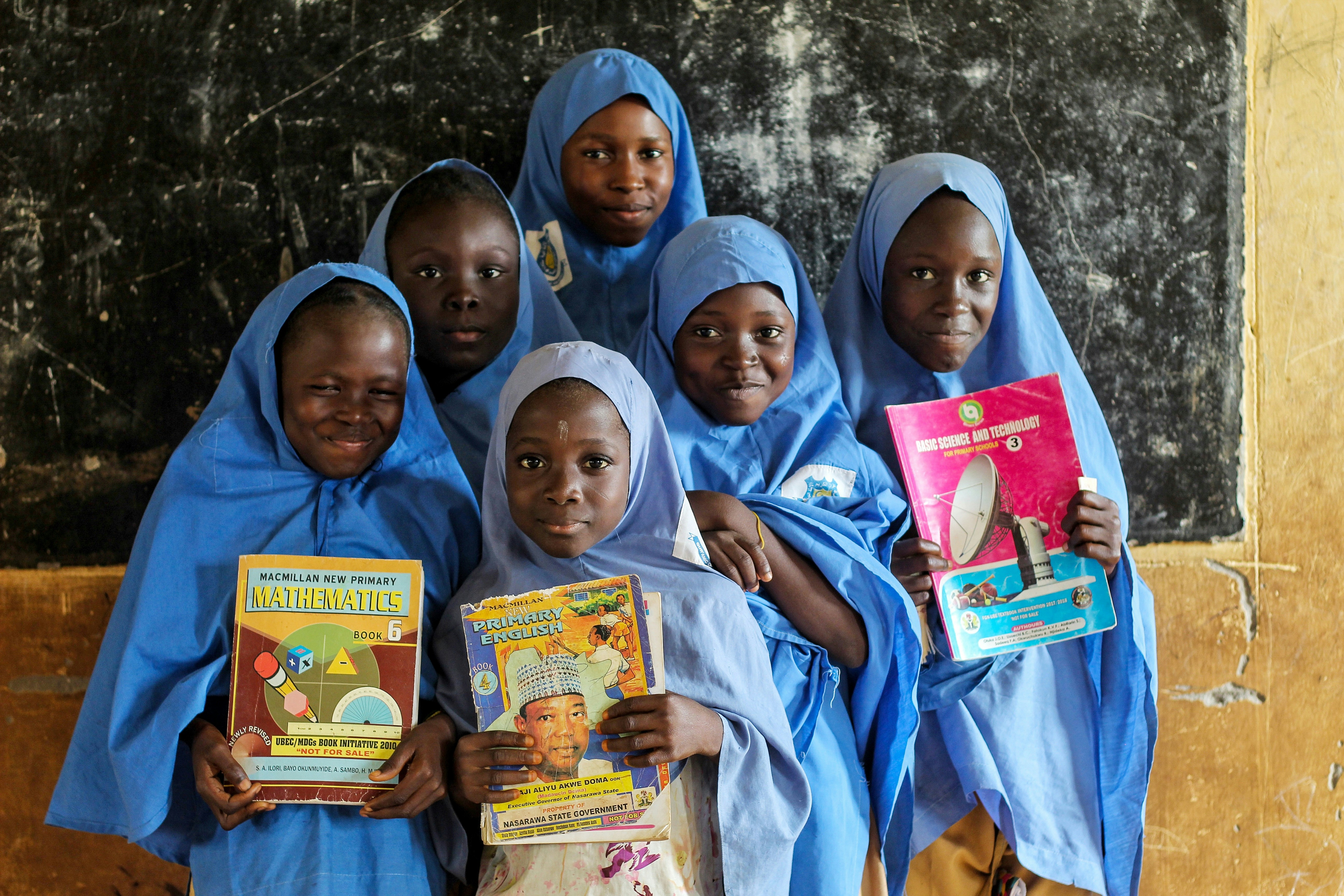 Children studying